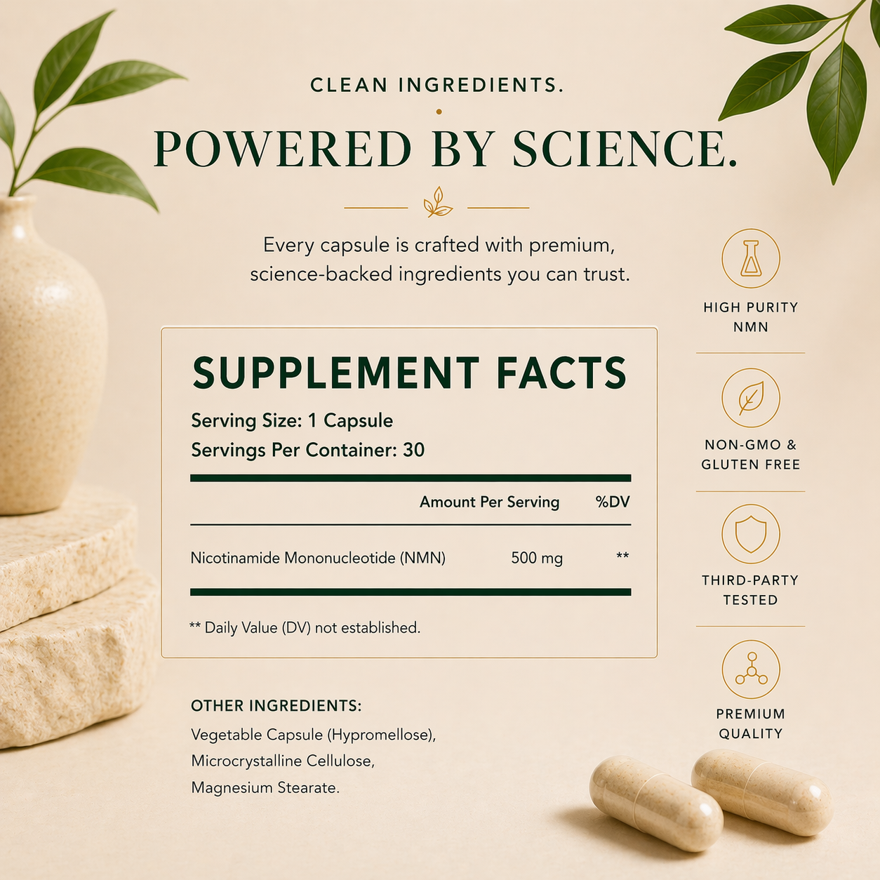 OLARA™ NMN Capsules