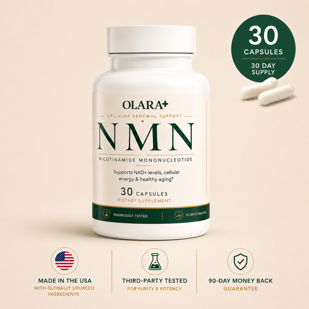 OLARA™ NMN Capsules